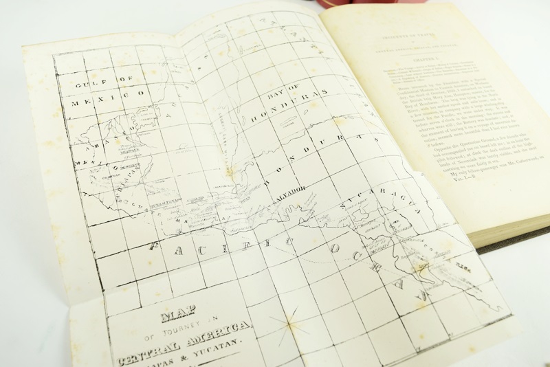 Four Volumes by J. Stephens "Incidents of Travel" Pub. 1848, 1867