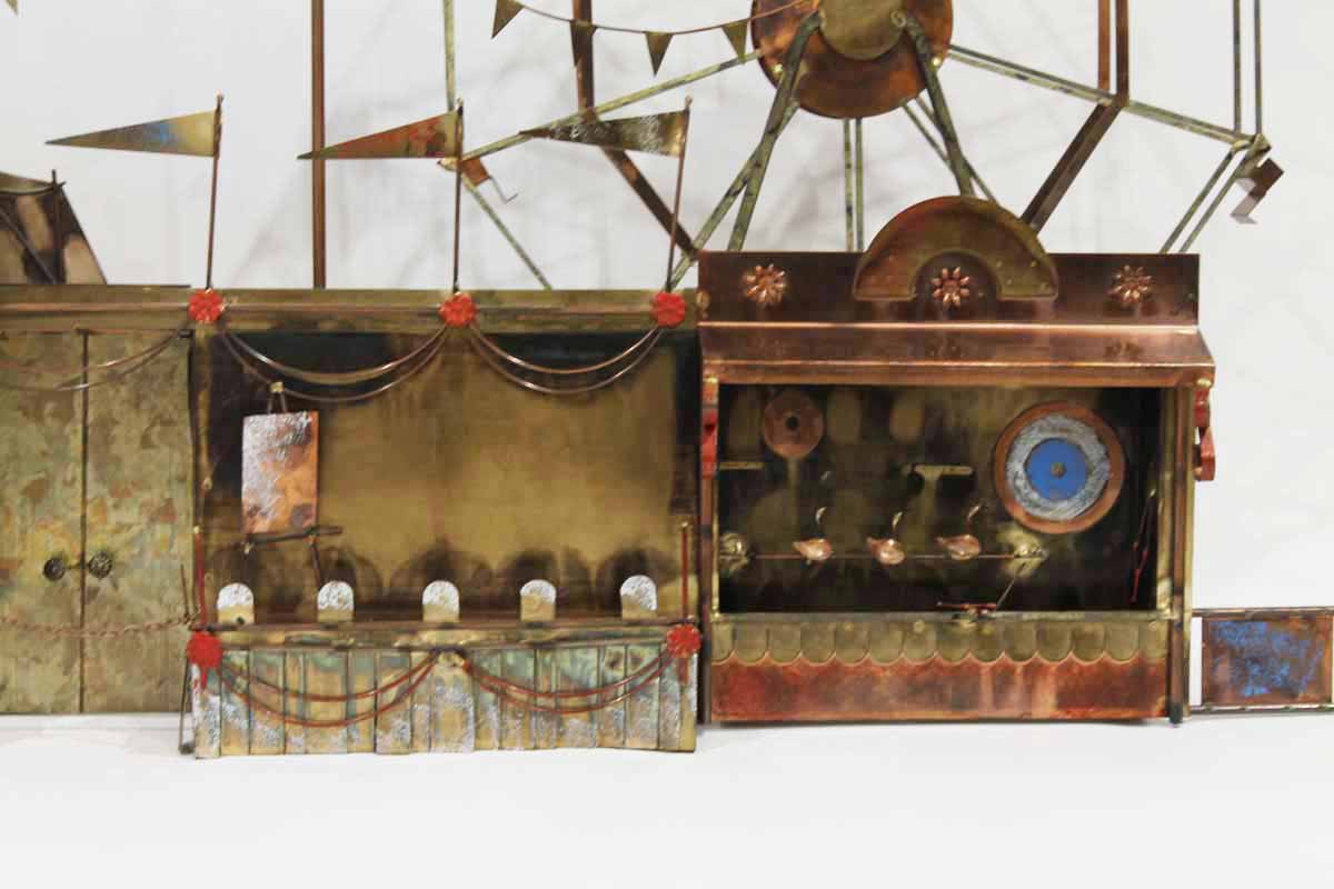 Original "Carnival" Wall Sculpture by Curtis Jere
