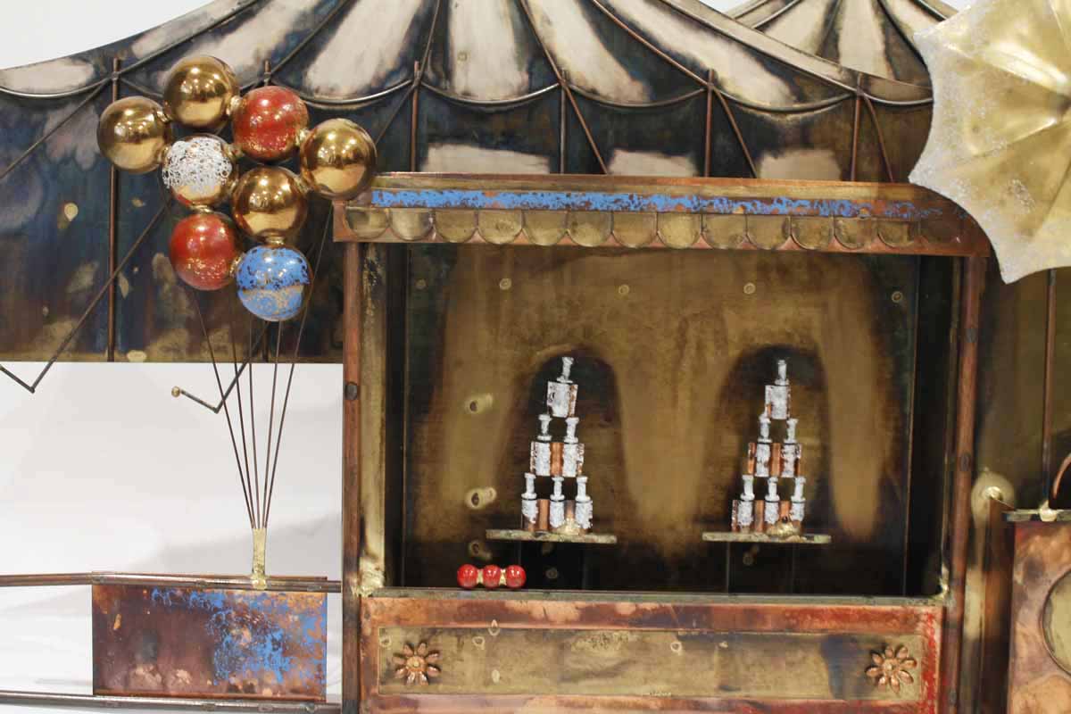 Original "Carnival" Wall Sculpture by Curtis Jere