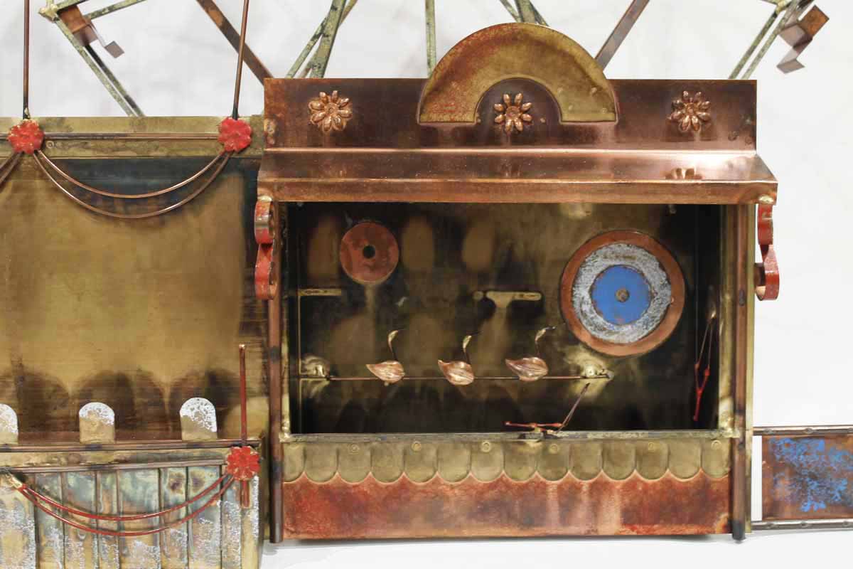 Original "Carnival" Wall Sculpture by Curtis Jere