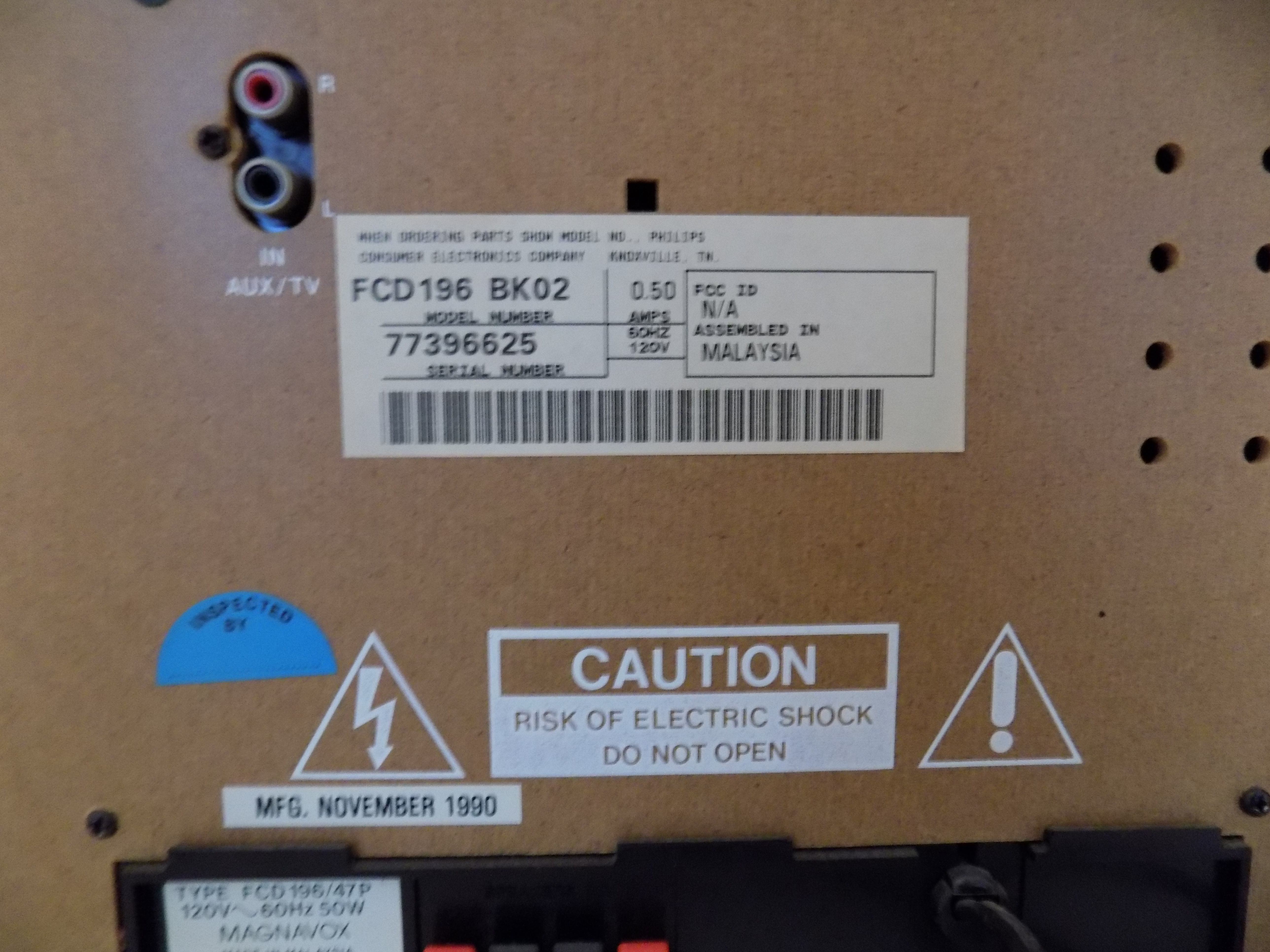 Magnavox Compact Stereo System