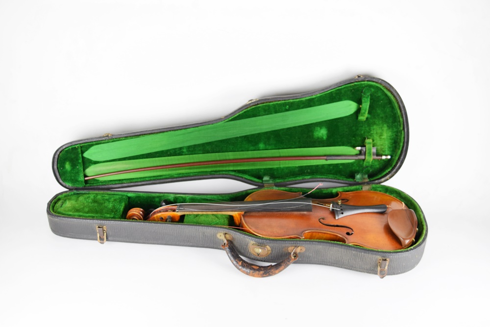 Circa 1914 Copy of Stradivarius Violin, Made in Bohemia