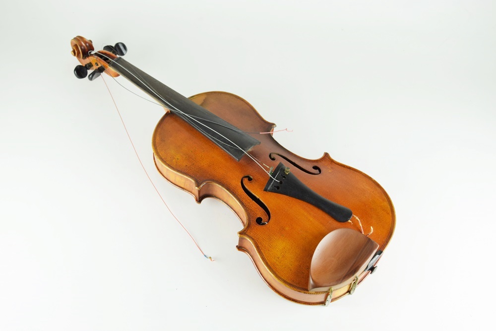 Circa 1914 Copy of Stradivarius Violin, Made in Bohemia
