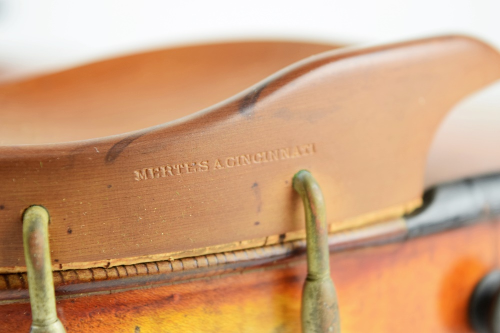 Circa 1914 Copy of Stradivarius Violin, Made in Bohemia