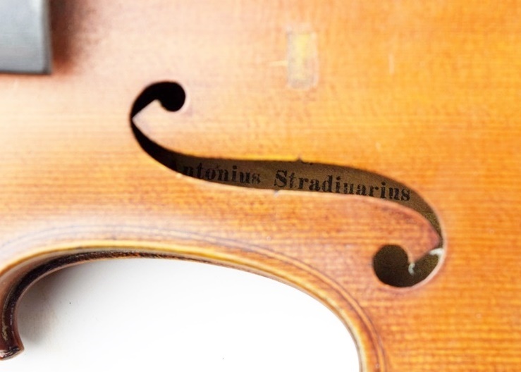 Circa 1914 Copy of Stradivarius Violin, Made in Bohemia