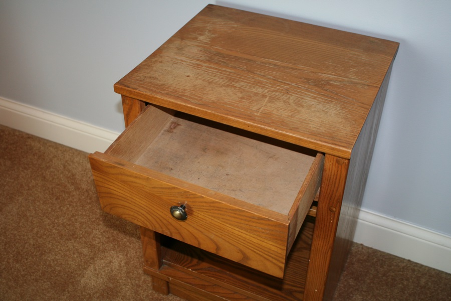 Solid Oak Nightstand