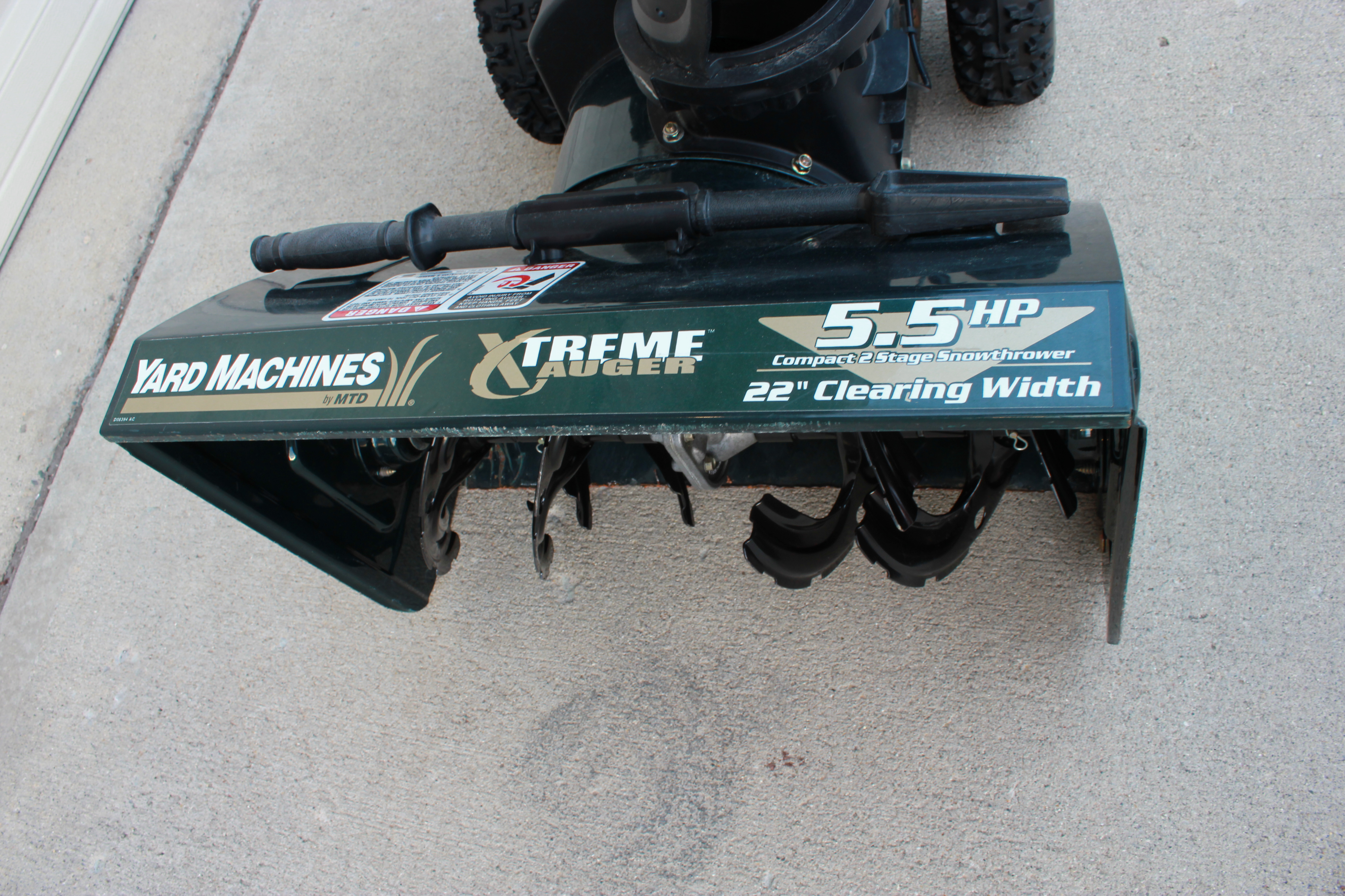 Yard Machines 5.5 HP Snowblower