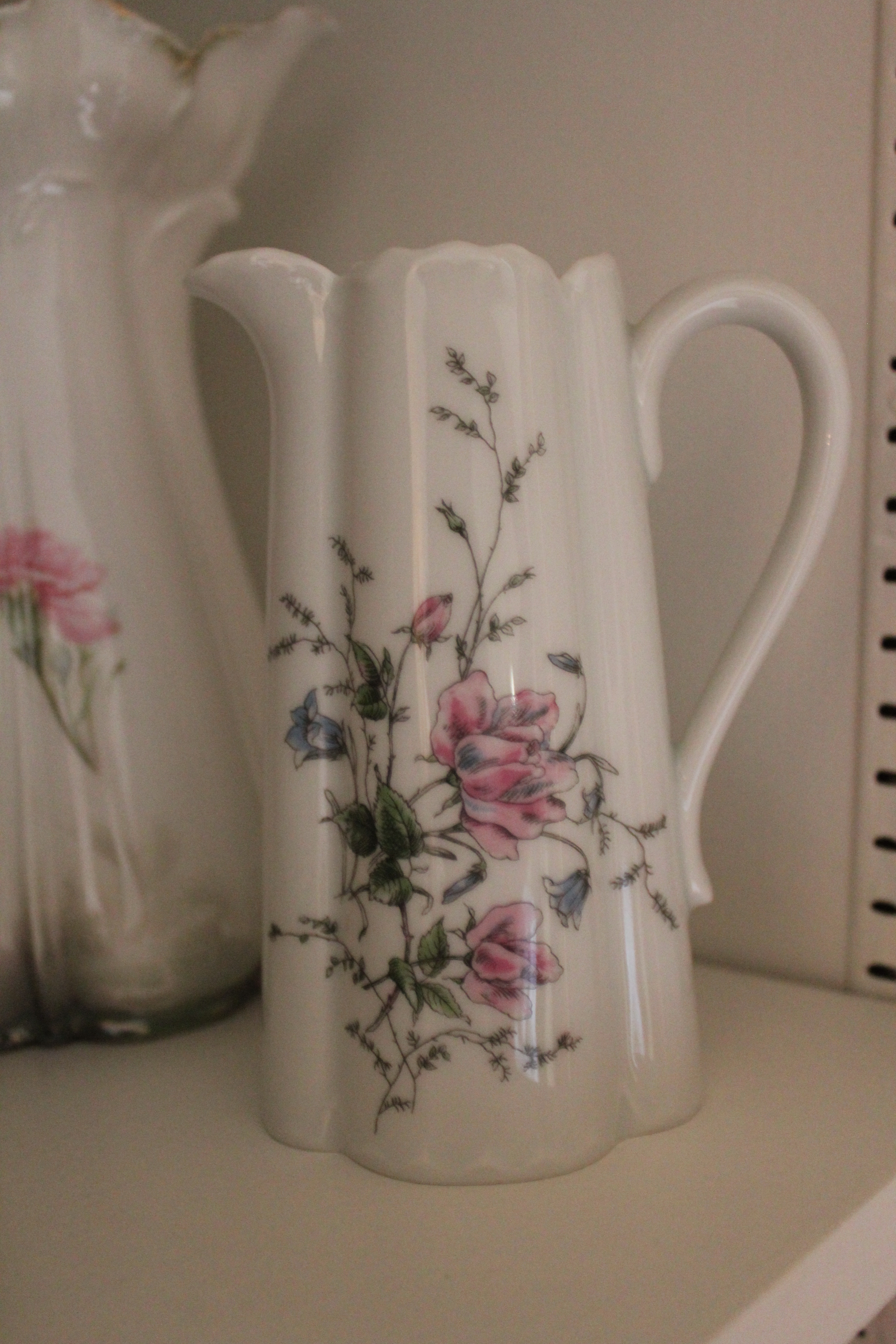 Imported Hand-Painted Floral Ceramics