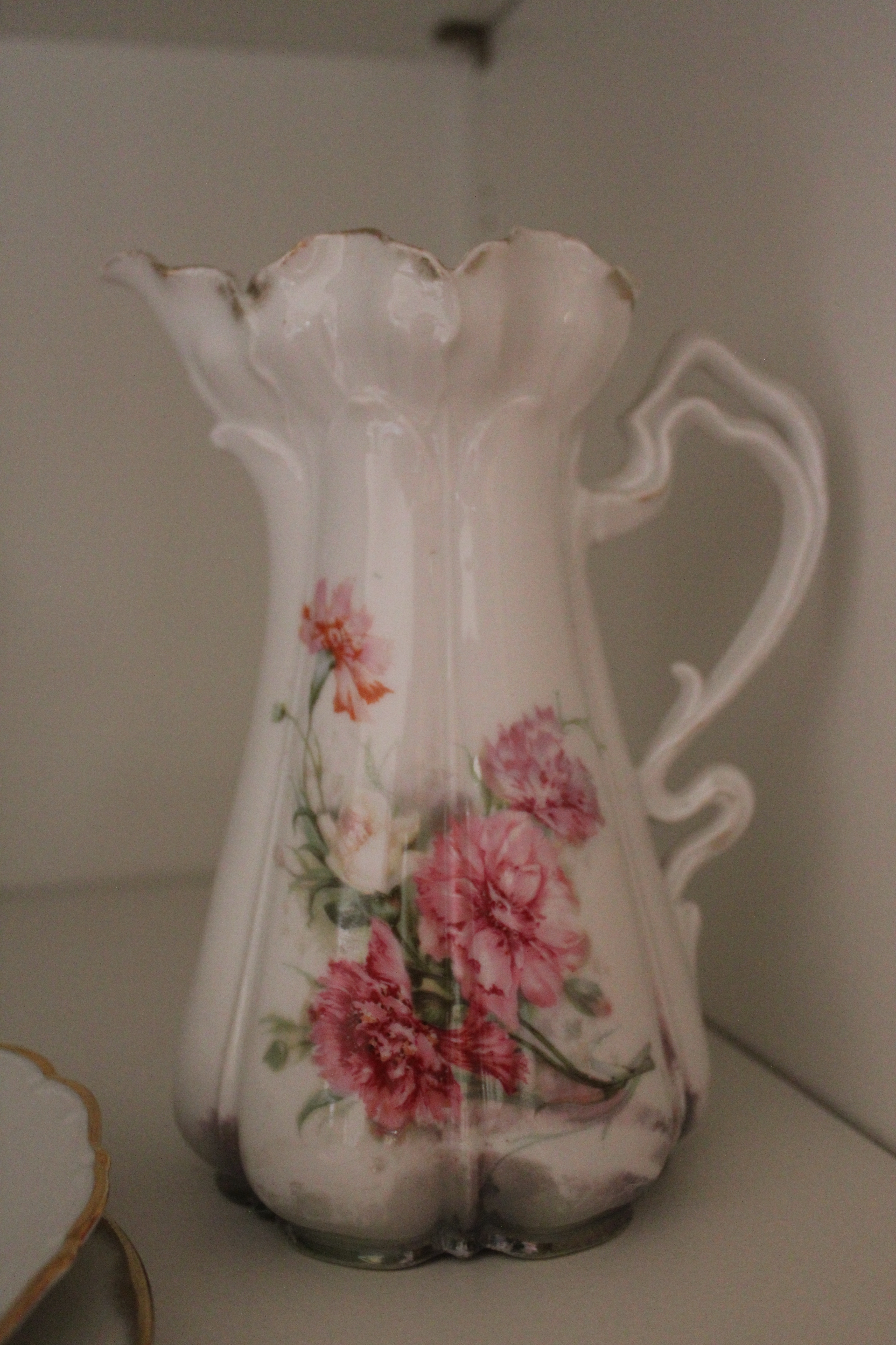 Imported Hand-Painted Floral Ceramics