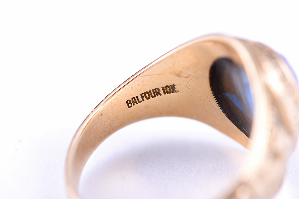 Balfour 10k Gold 1963 High School Class Ring
