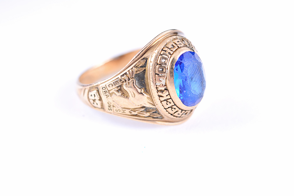 Balfour 10k Gold 1963 High School Class Ring