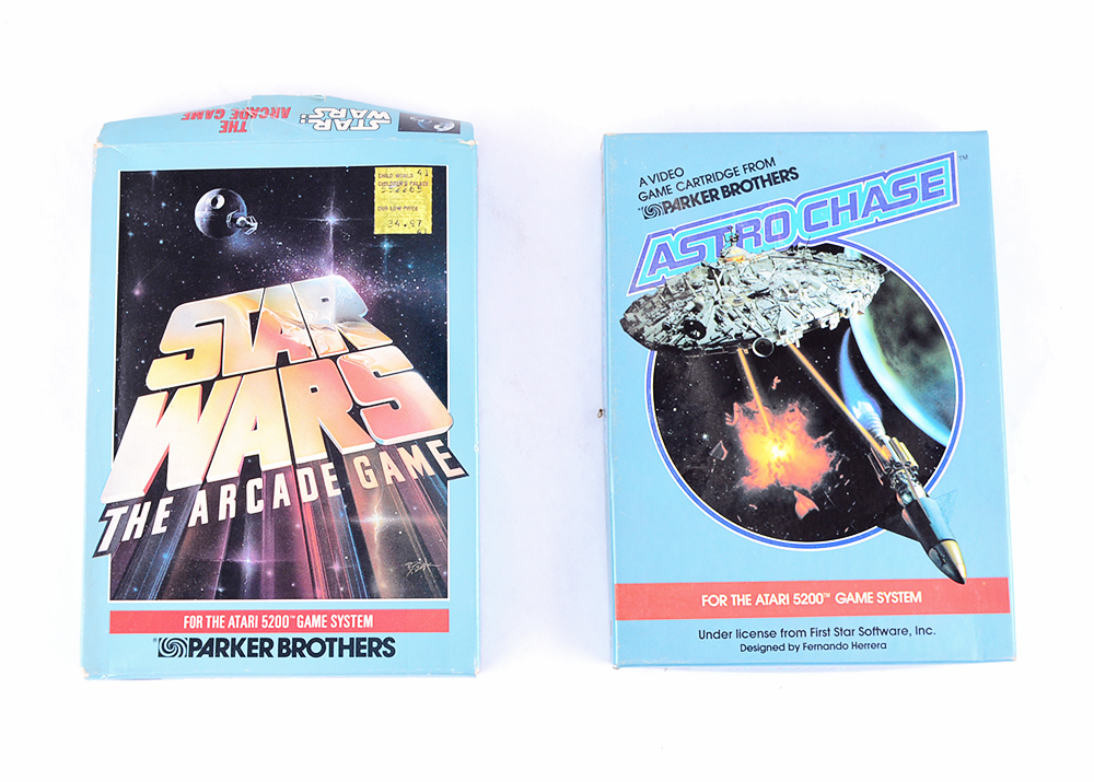 Parker Brothers Boxed Atari 5200 Games Including "Star Wars"