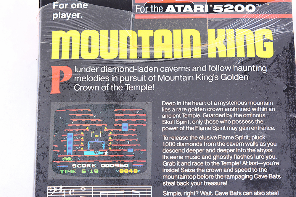 "Mountain King" Atari 5200 Game