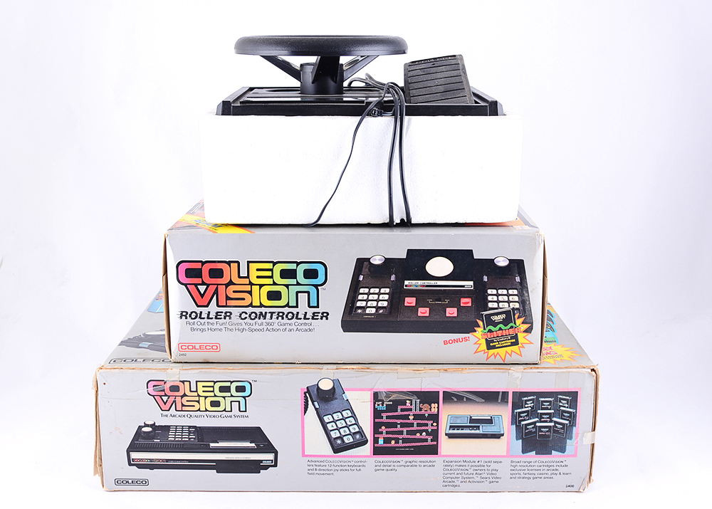 Boxed Coleco Vision and Roller Controller