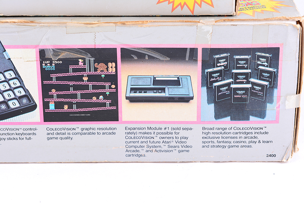 Boxed Coleco Vision and Roller Controller