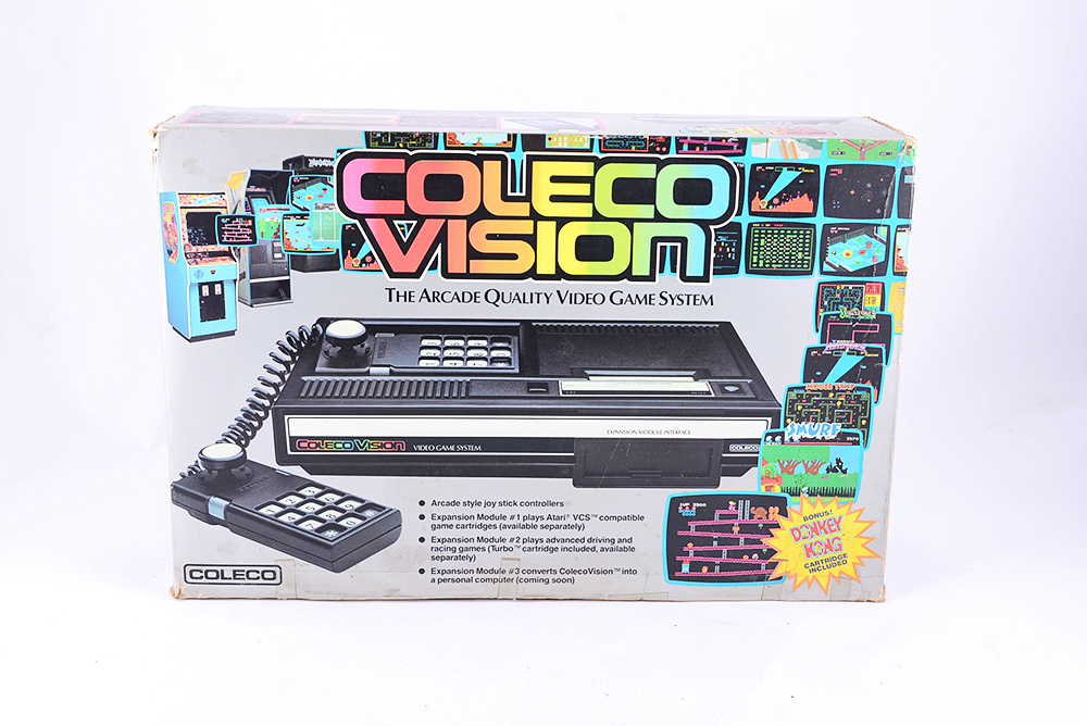 Boxed Coleco Vision and Roller Controller