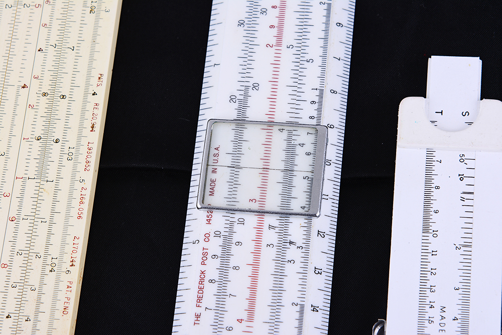 Vintage Slide Rulers and Cases