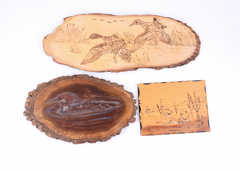 Folk Art Woodburning Pyrography