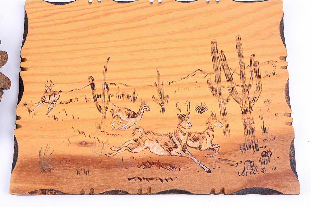 Folk Art Woodburning Pyrography