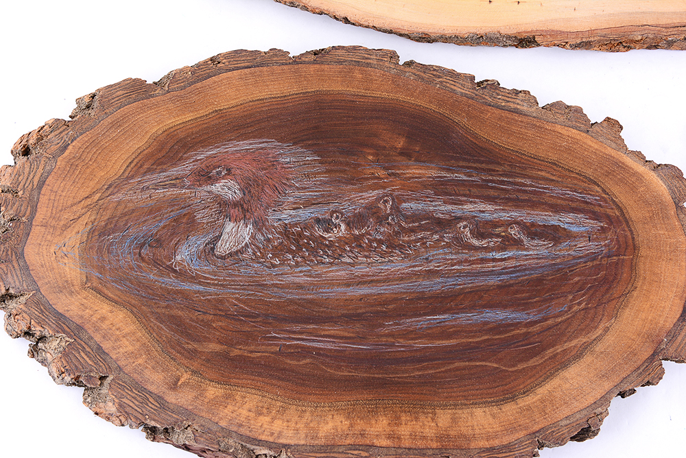 Folk Art Woodburning Pyrography