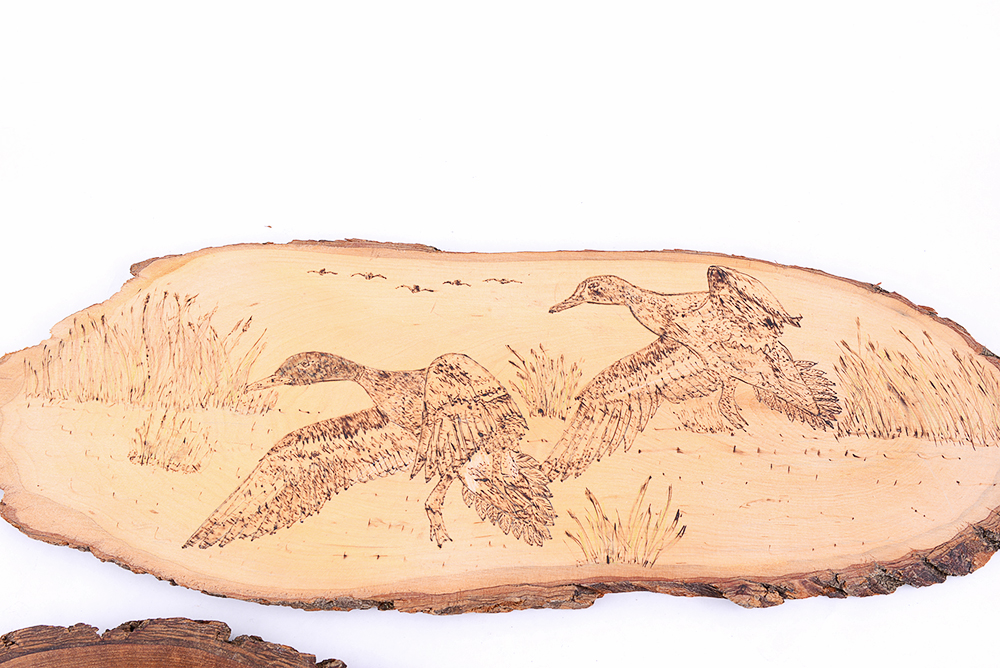 Folk Art Woodburning Pyrography