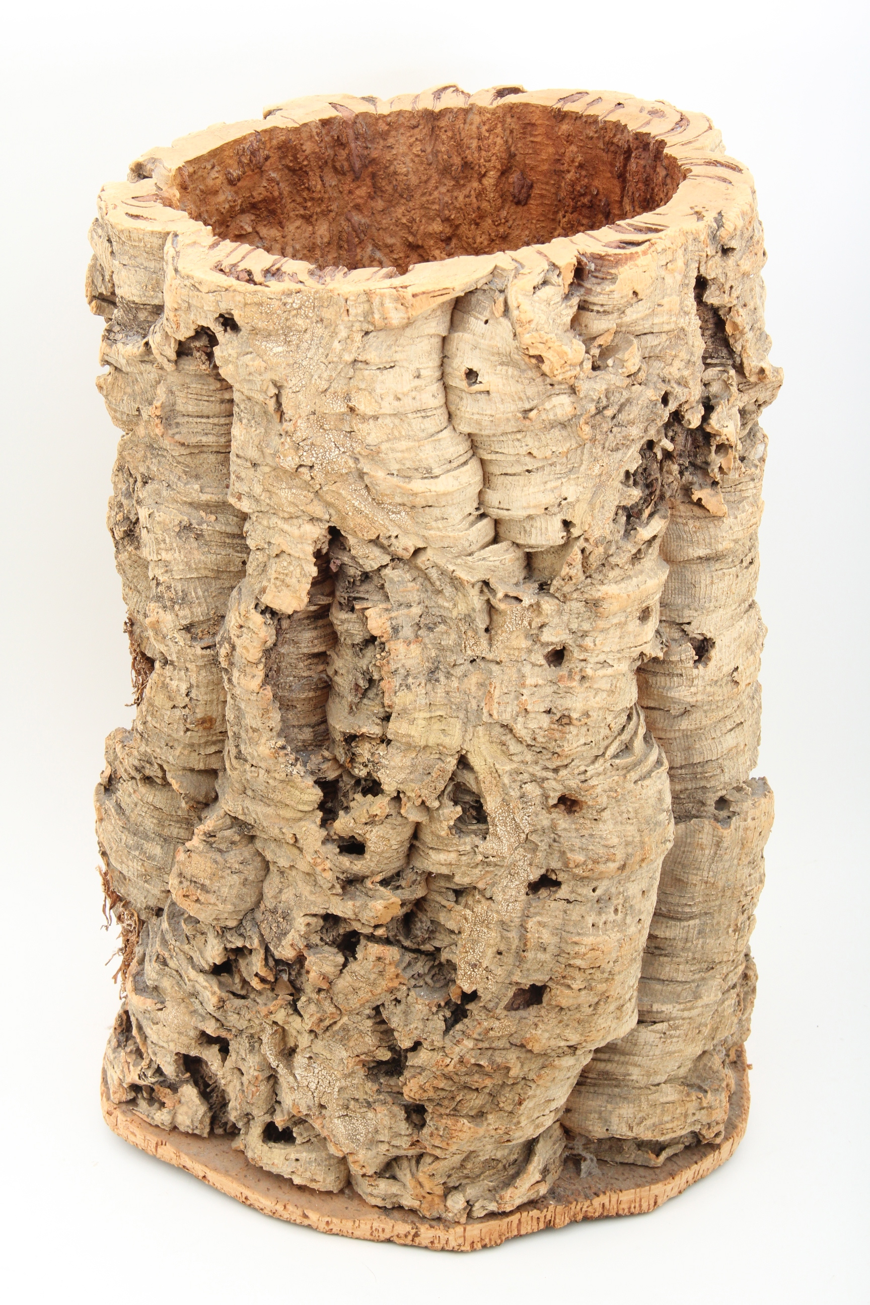 Vintage Italian Cork Umbrella Stand