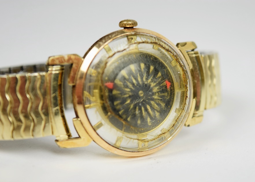 Vintage Art Deco Earnst Borel "Cocktail" Swiss Watch