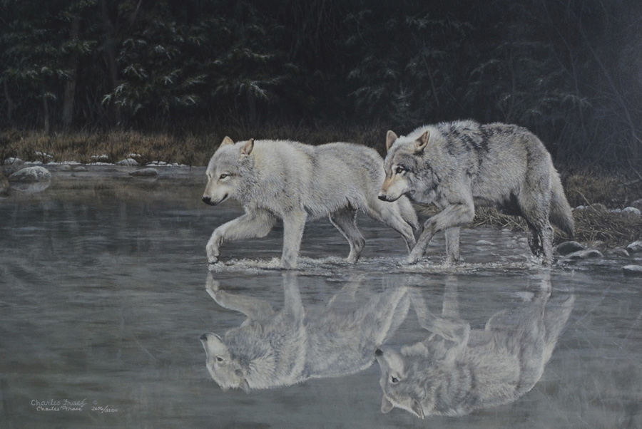 Signed Limited Edition "Campanions" Print by Charles Frace