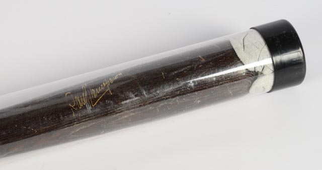 Dave Concepcion Signed Game Used Bat