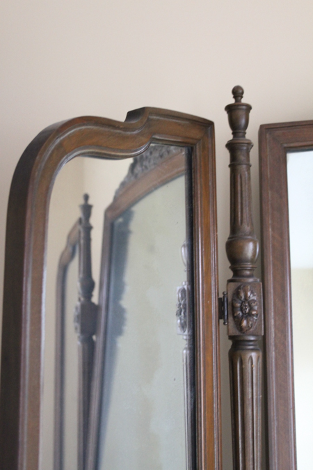 Antique Sligh Vanity with Seat