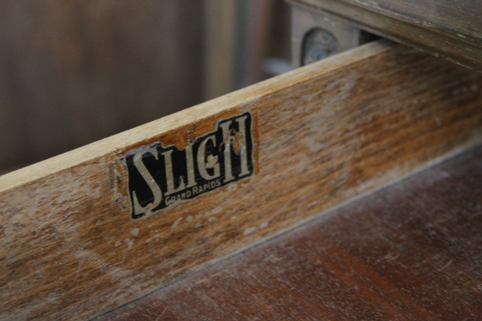 Antique Sligh Vanity with Seat