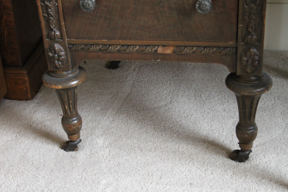 Antique Sligh Vanity with Seat