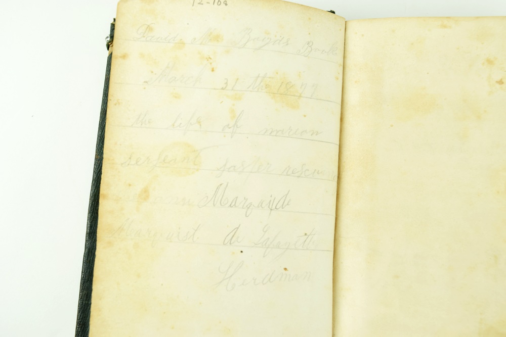 1855 Publication "The Life of Ge. Francis Marion" by Brig. Horry