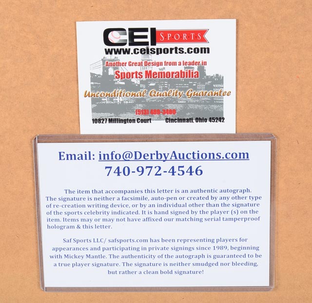 Awesome Framed Secretariat Horse Photo Signed by Ron Turcotte