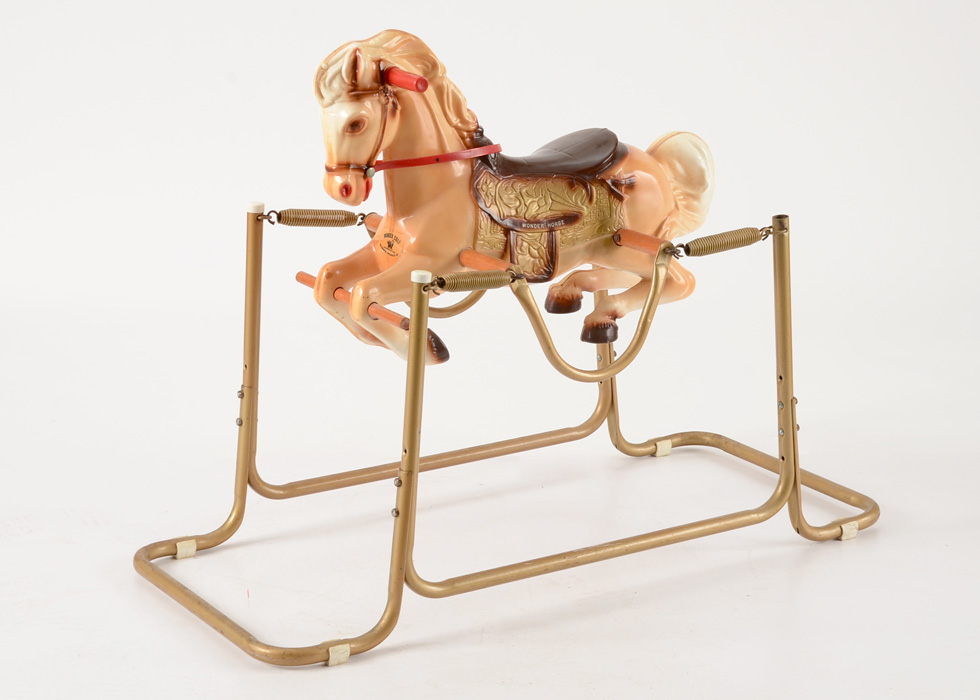 Vintage wonder horse 2024 spring rocking horse