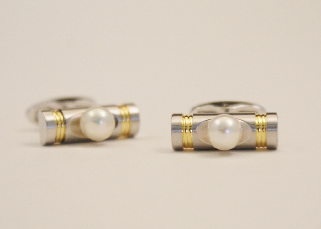 Takashima Pearl Farm Sterling Cufflinks Set and More