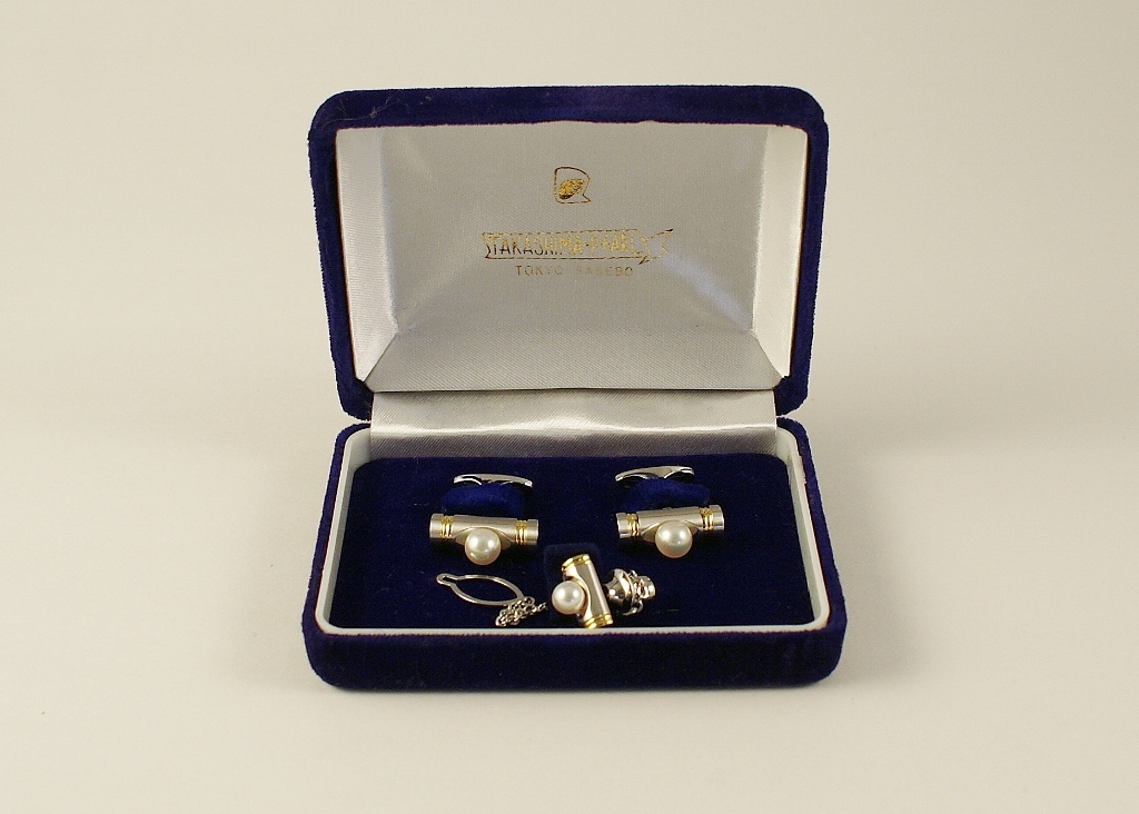 Takashima Pearl Farm Sterling Cufflinks Set and More