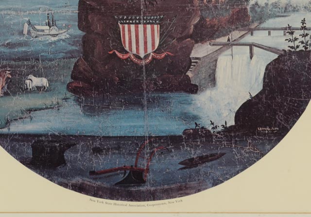 'Whig Political Banner' American Folk Artist T. Kennedy Print