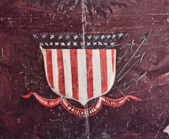 'Whig Political Banner' American Folk Artist T. Kennedy Print