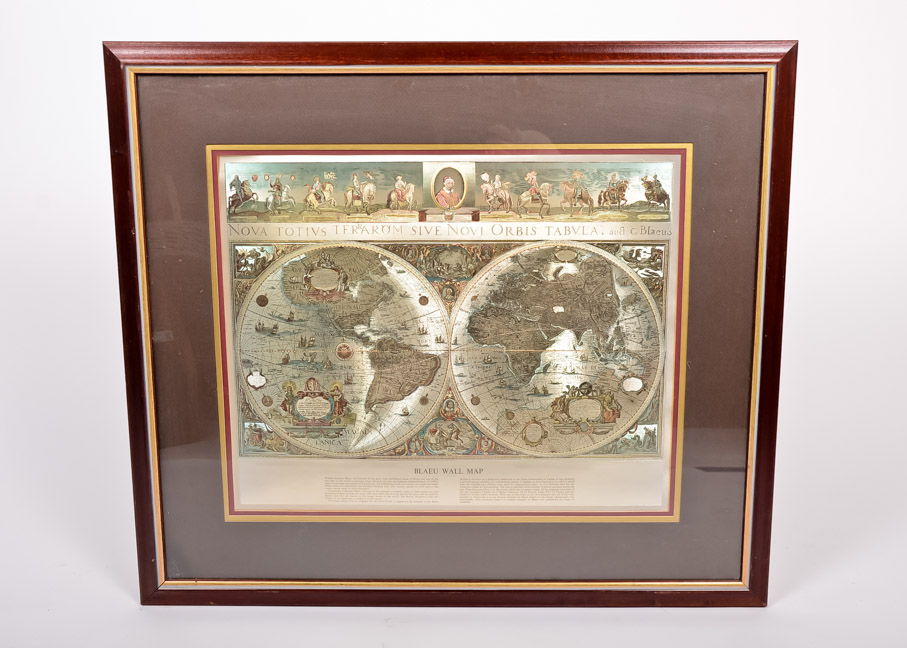 Blaeu Wall Map