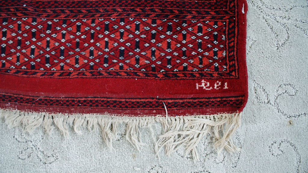 Long Vintage Wool Blend Runner