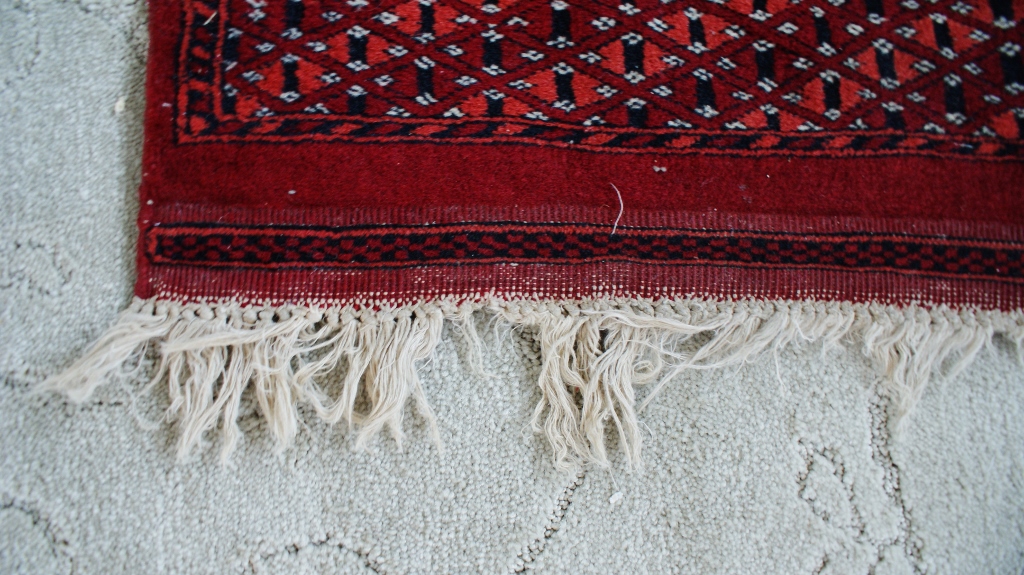 Long Vintage Wool Blend Runner