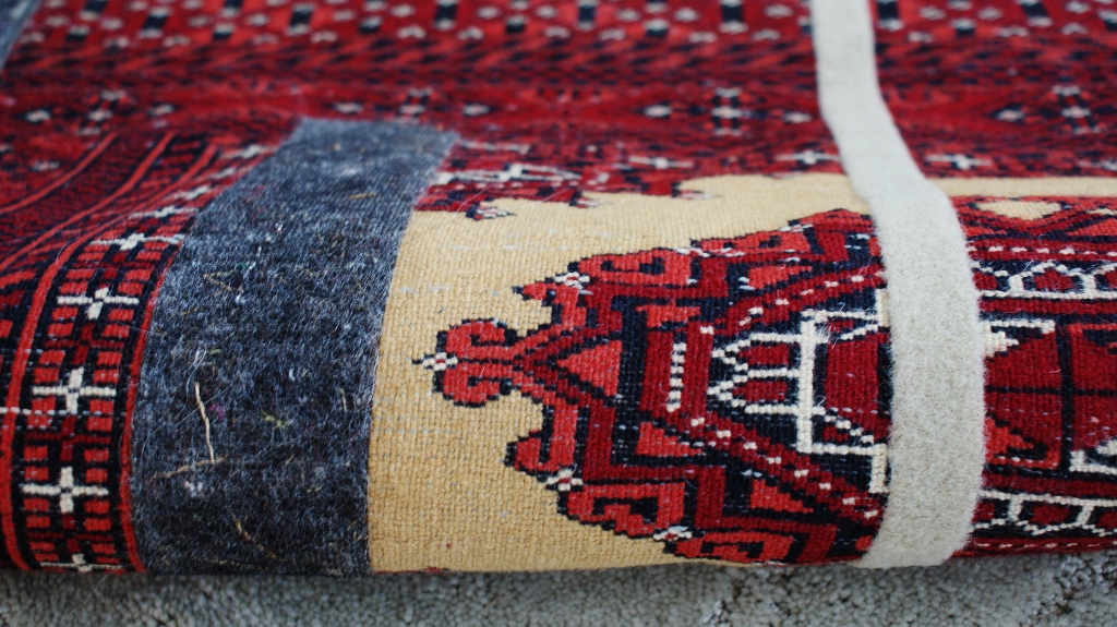 Long Vintage Wool Blend Runner