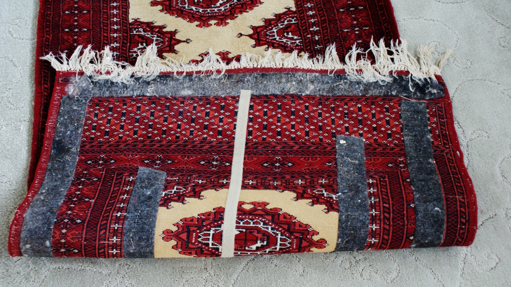 Long Vintage Wool Blend Runner