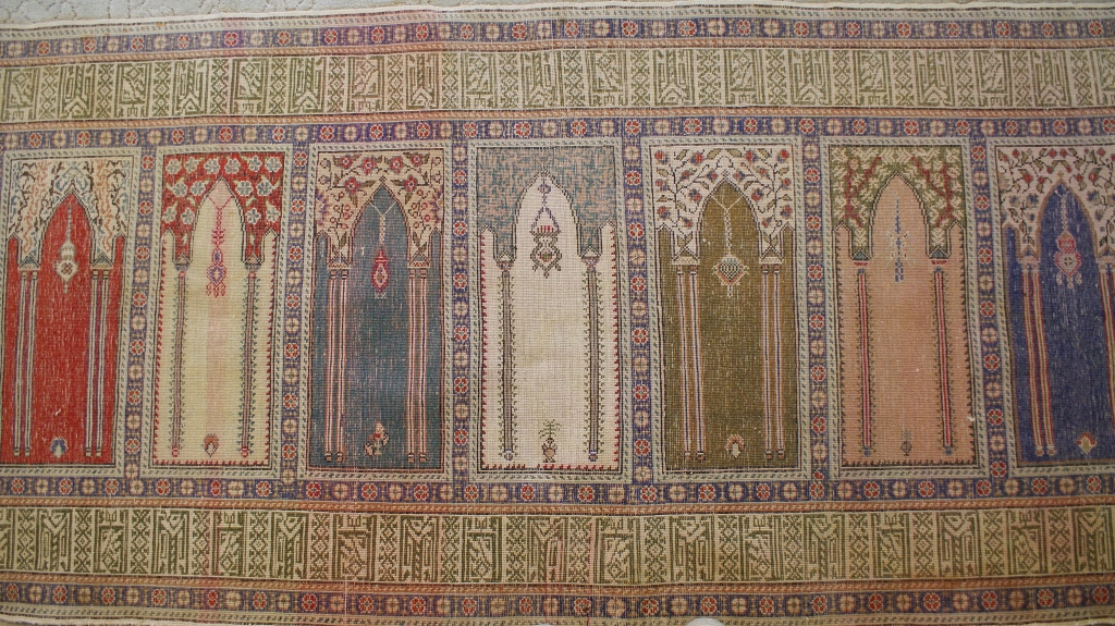 Vintage Muted Silk Runner