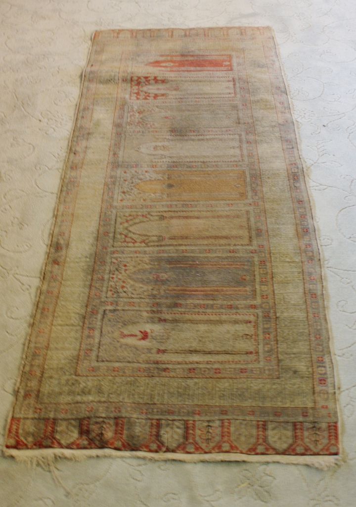 Vintage Muted Silk Runner