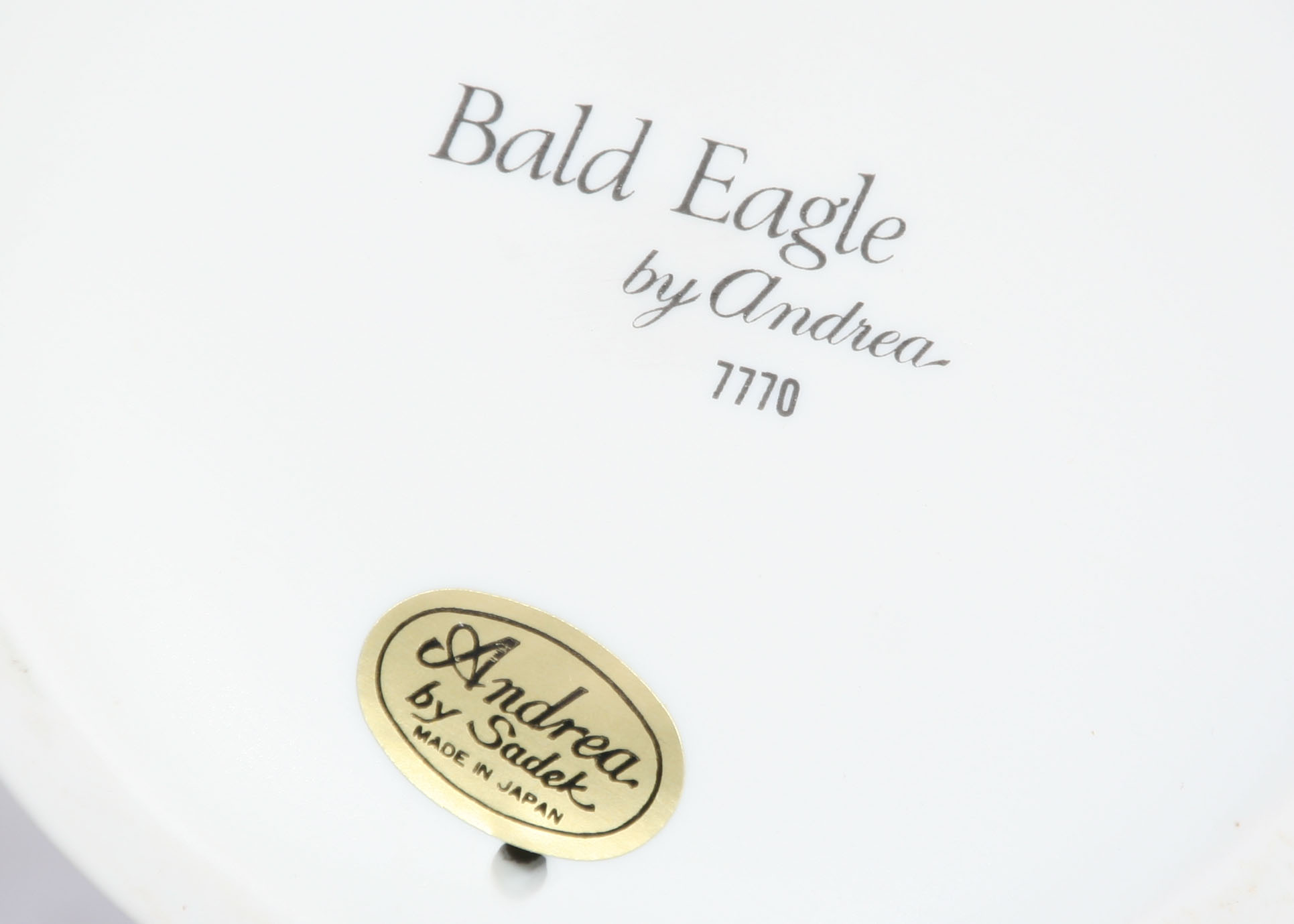 Pair of Porcelain Bald Eagles