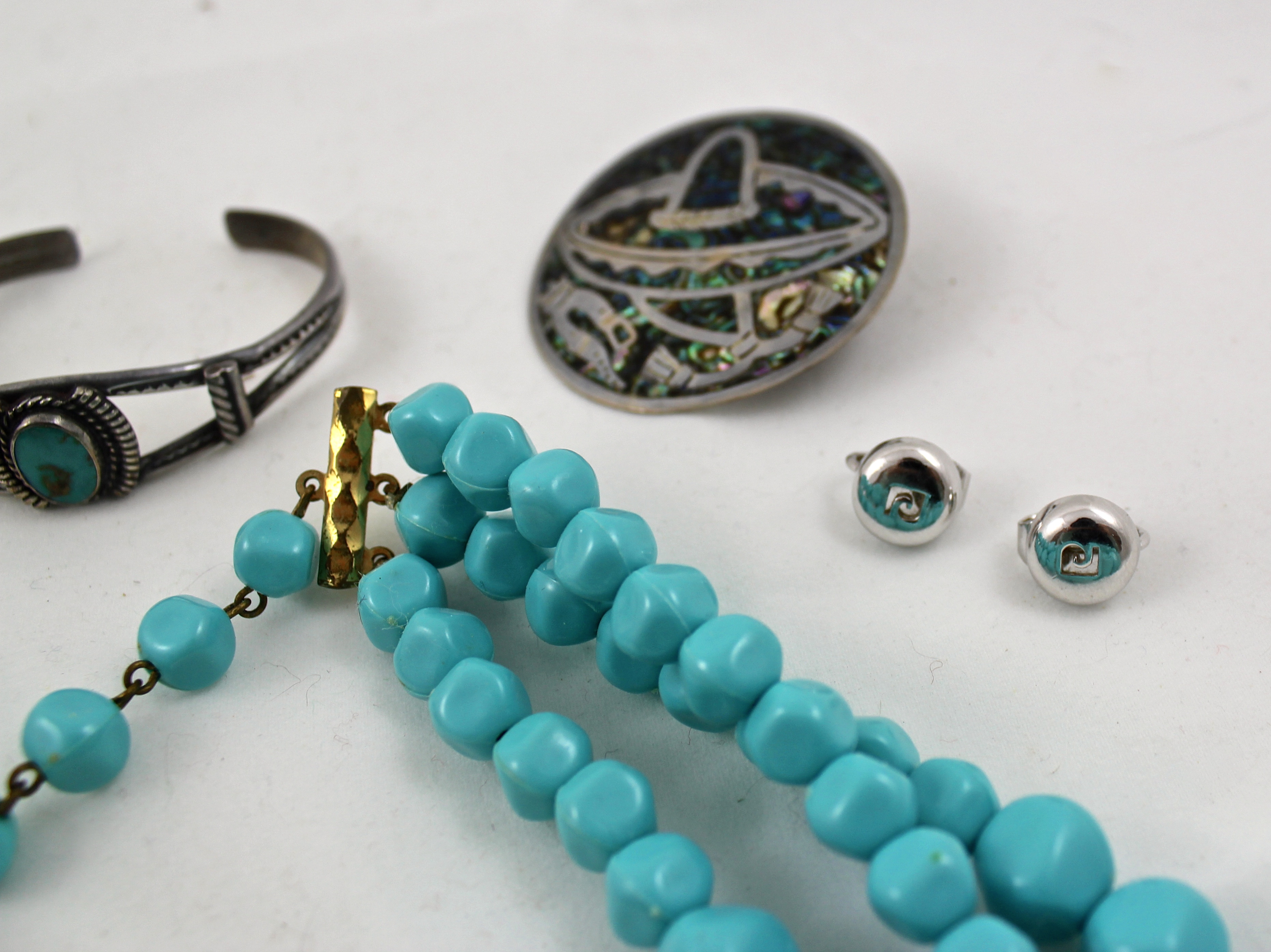 Women's Southwest Style Jewelry and Sterling Silver Brooch