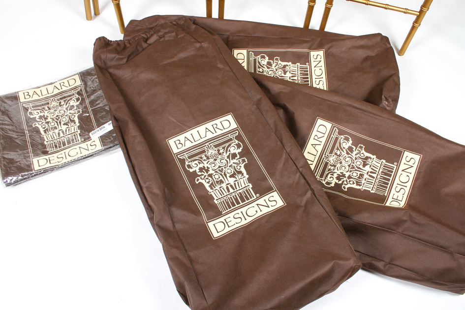 Set of Four Ballard Designs Folding Ballroom Chairs