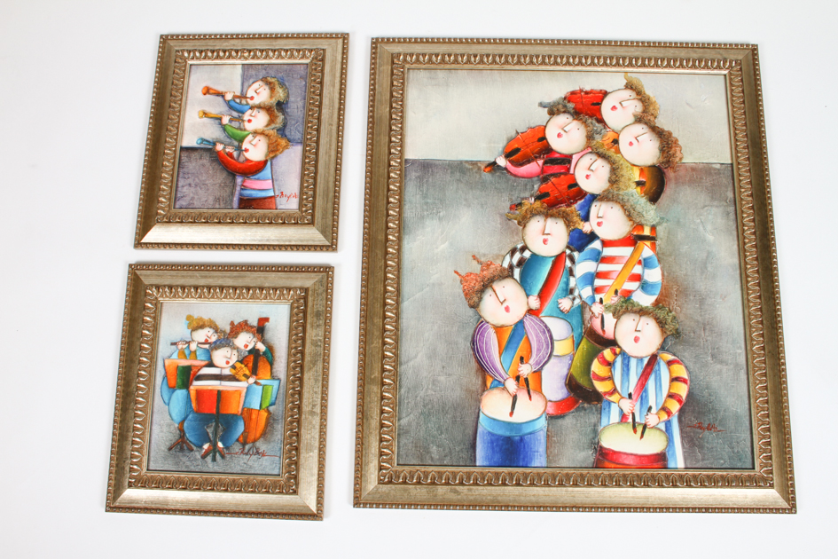 Collection of  J. Roy Baz Paintings